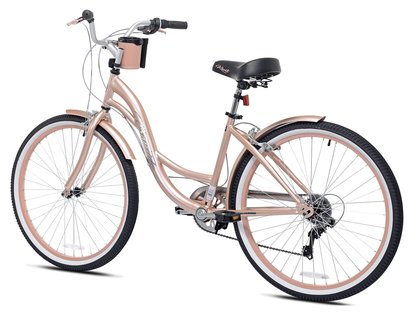 Kent 26 In. Bayside Women'S Cruiser Bike, Rose Gold