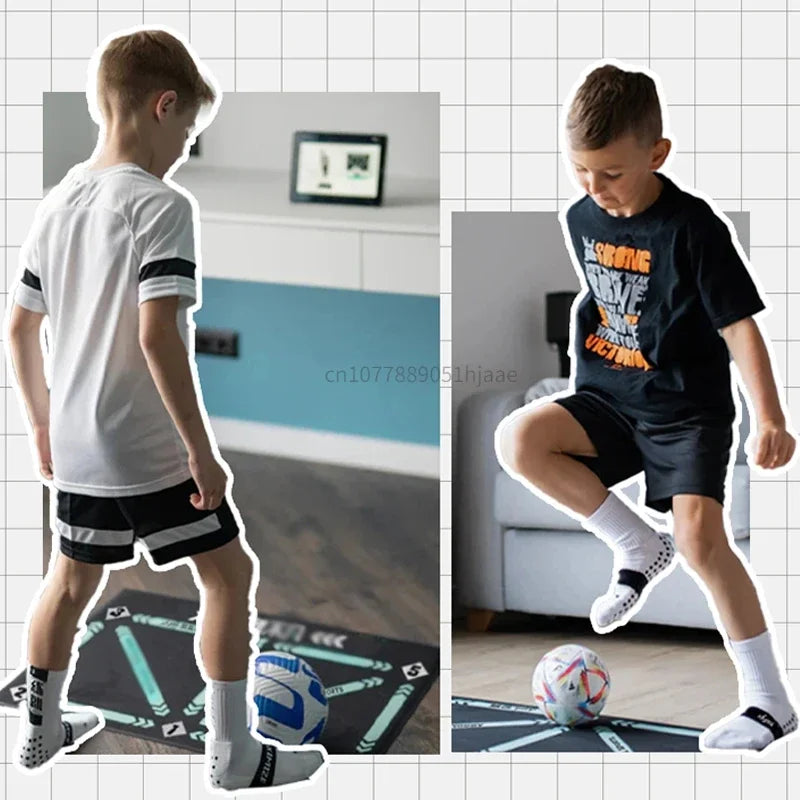 Football Training Mat Soccer Training Equipment Non Slip Foldable Kids Adults Dribble Mat Training Indoor Ourdoor Equipment