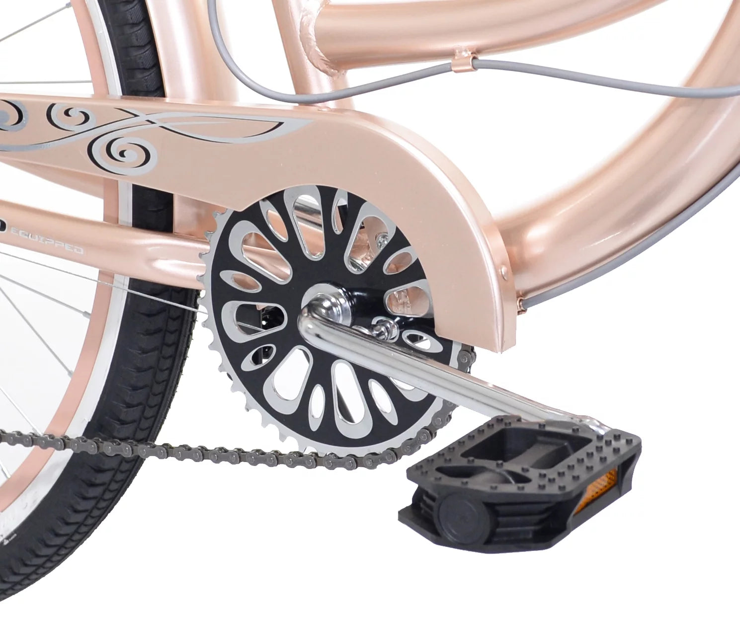 Kent 26 In. Bayside Women'S Cruiser Bike, Rose Gold