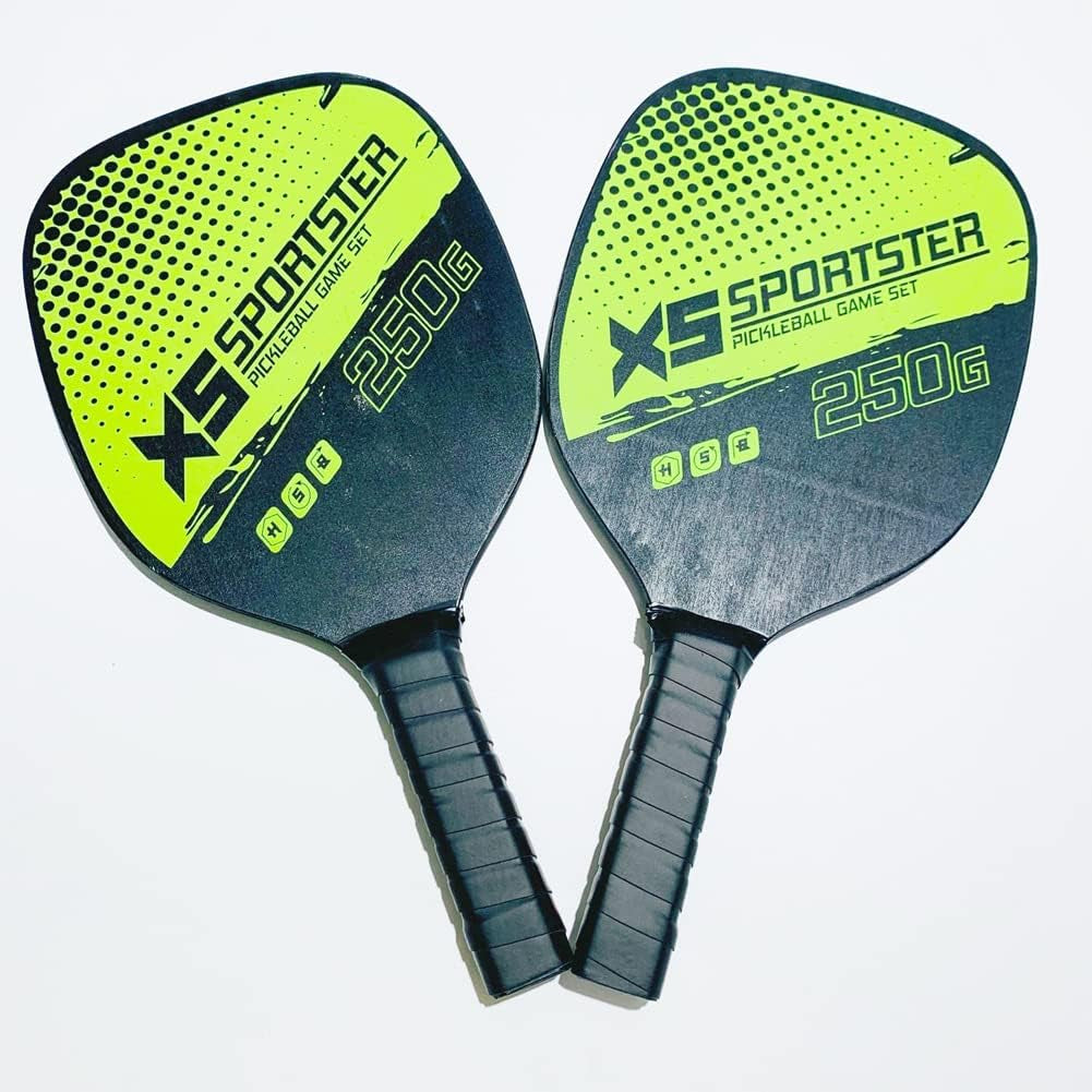 Pickleball Rackets Set, Pickleball Rackets Set Pickleball Paddle Set of 2 Rackets and 4 Pickleballs Balls Pickle-Ball Racquet with Balls Sports Accessory